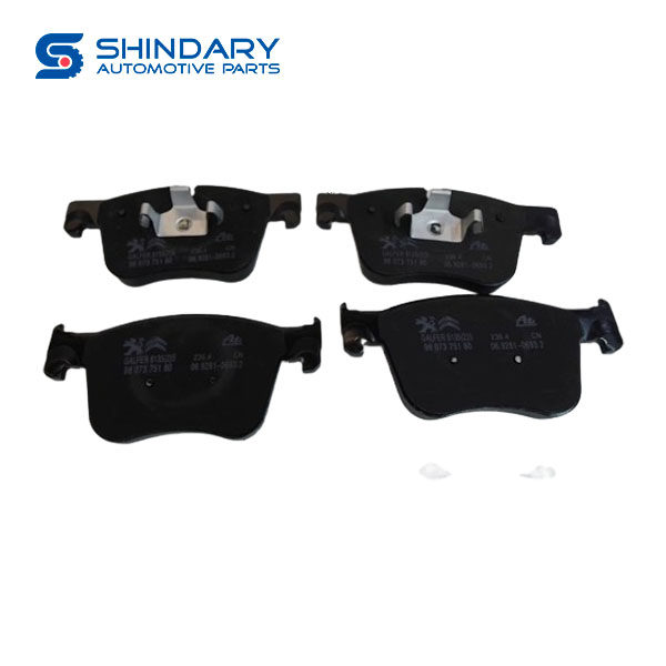 Front brake pad kit 1678168480 for PEUGEOT