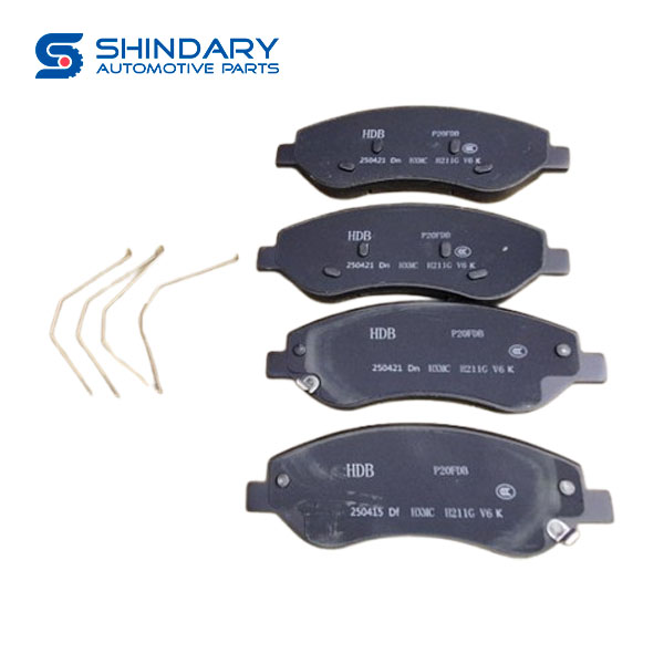Rear brake pad assy D10602HH0A+D505 for ZNA Z9