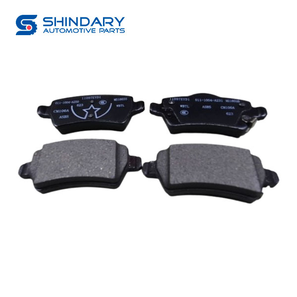 Brake pad kit D40602GU0A-C363 for DONGFENG V-STAR