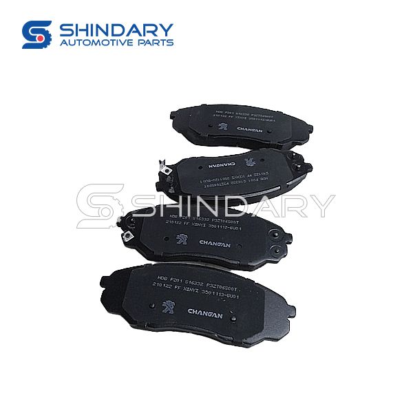 Front brake pad kit PC201053-0301 for CHANGAN 