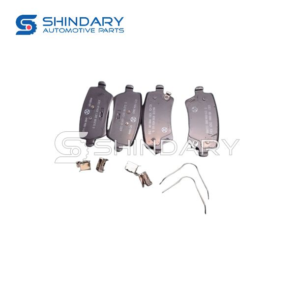 Rear brake pads A00087688 for BAIC