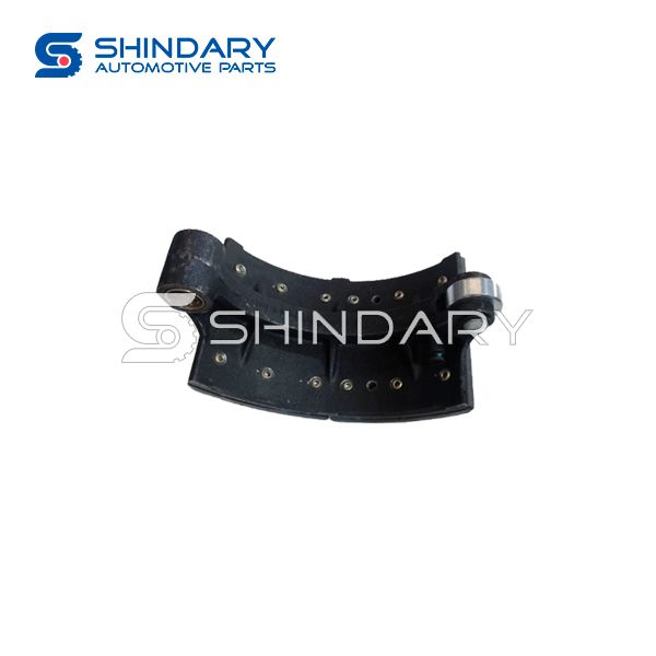 Rear brake shoe with lining assembly QT320X160Z2-3503580 for FOTON Aumark