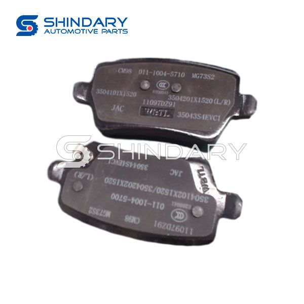 Rear Brake Pad 3504100X1520-F101 for JAC e-JS4