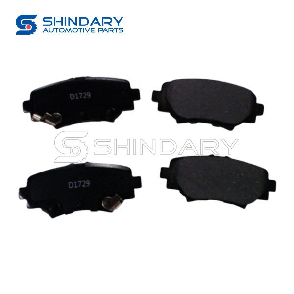 Brake pads D1729 for MAZDA