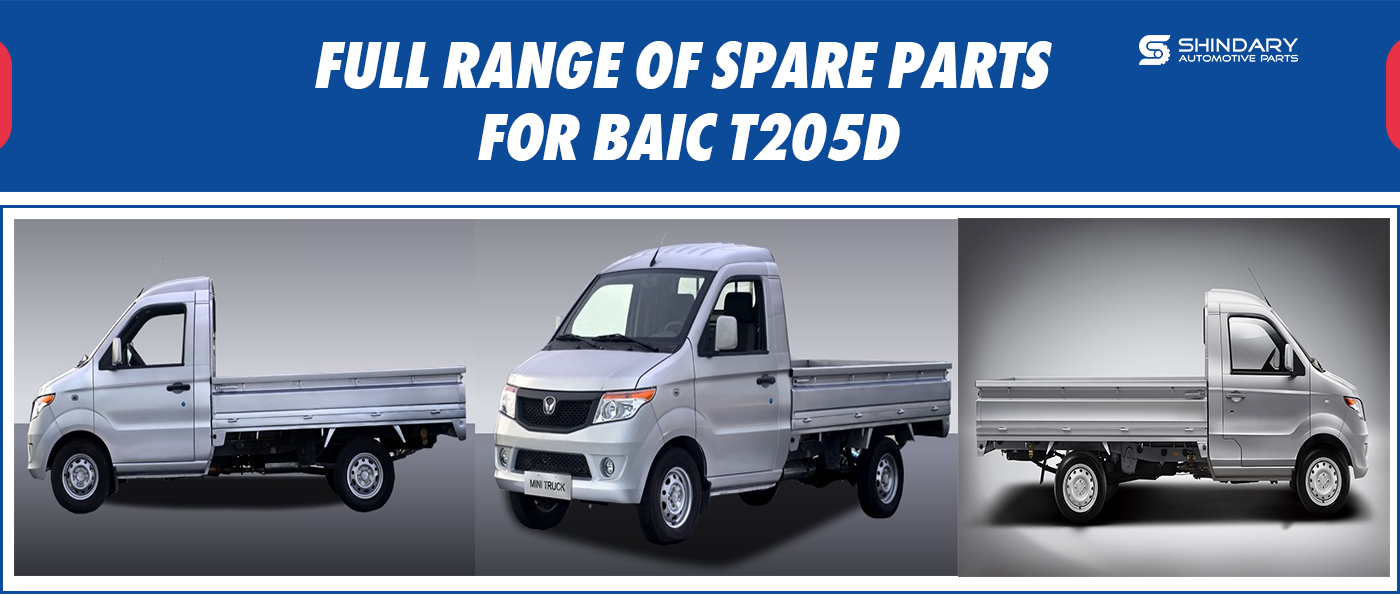Full range of spare parts for BAIC T205D