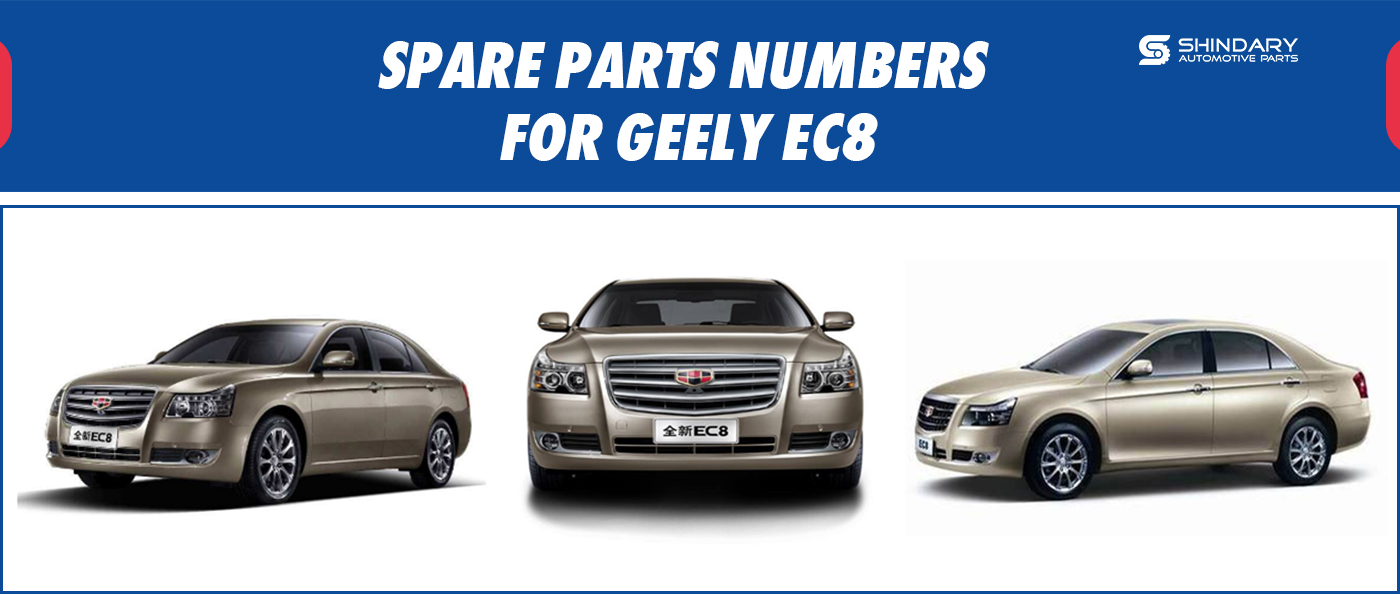 SPARE PARTS FOR GEELY EC8