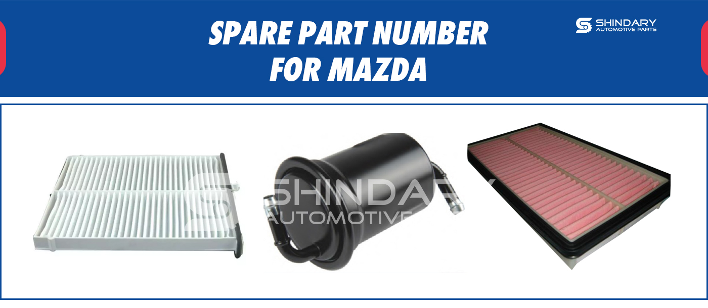 SPARE PARTS NUMBERS FOR MAZDA