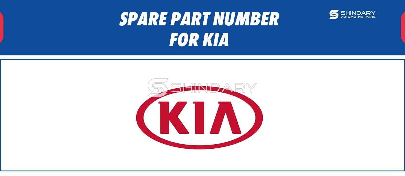 SPARE PARTS NUMBERS FOR KIA
