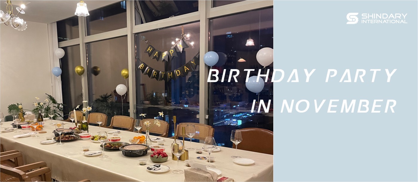 【SHINDARY LIFE】Birthday party in November