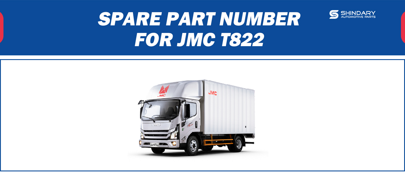 【SHINDARY PRODUCTS】SPARE PARTS NUMBERS FOR JMC T822