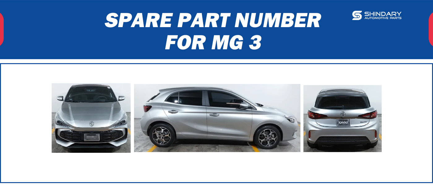 【SHINDARY PRODUCT】SPARE PARTS NUMBERS FOR MG3