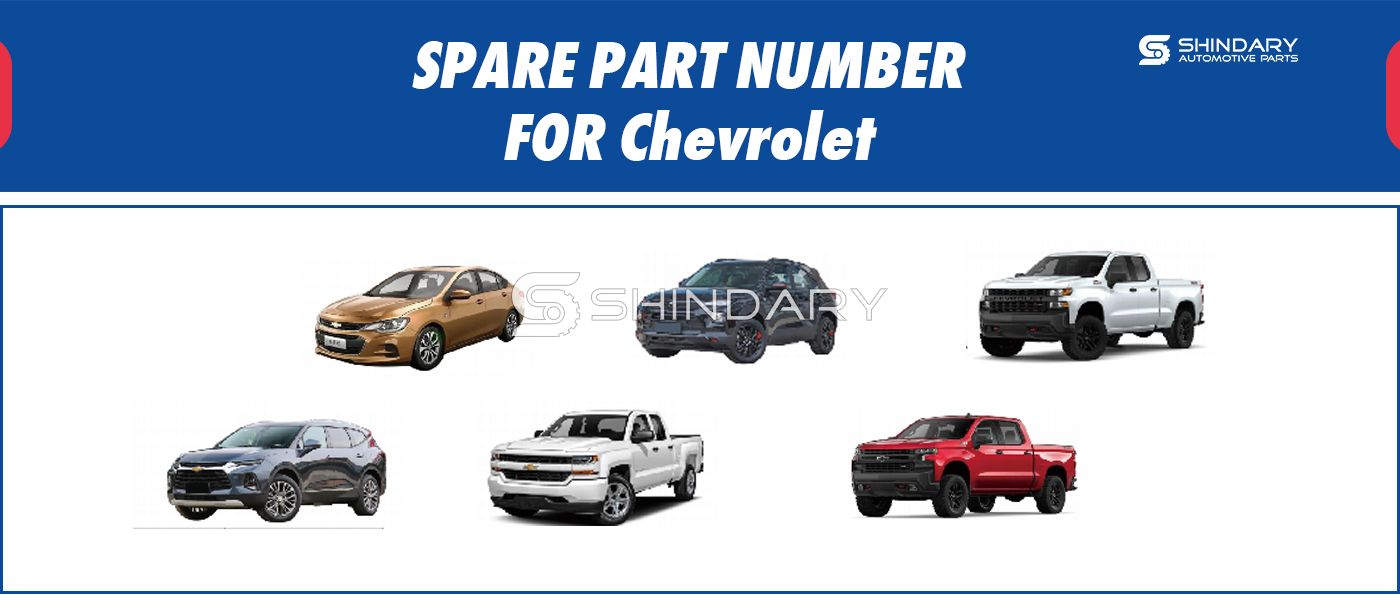 【SHINDARY PRODUCTS】SPARE PARTS NUMBERS FOR CHEVROLET