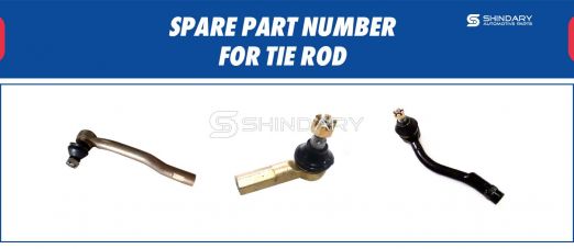 【SHINDARY PRODUCTS】SPARE PARTS NUMBERS FOR TIE ROD